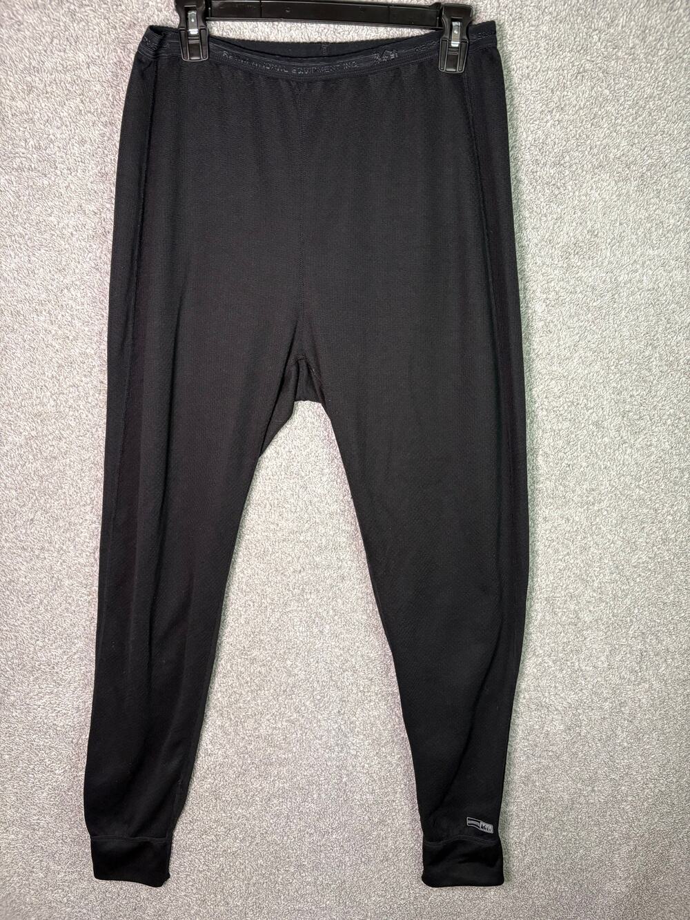 REI Black Base Layer Pants XL Thermal Gorpcore Leggings